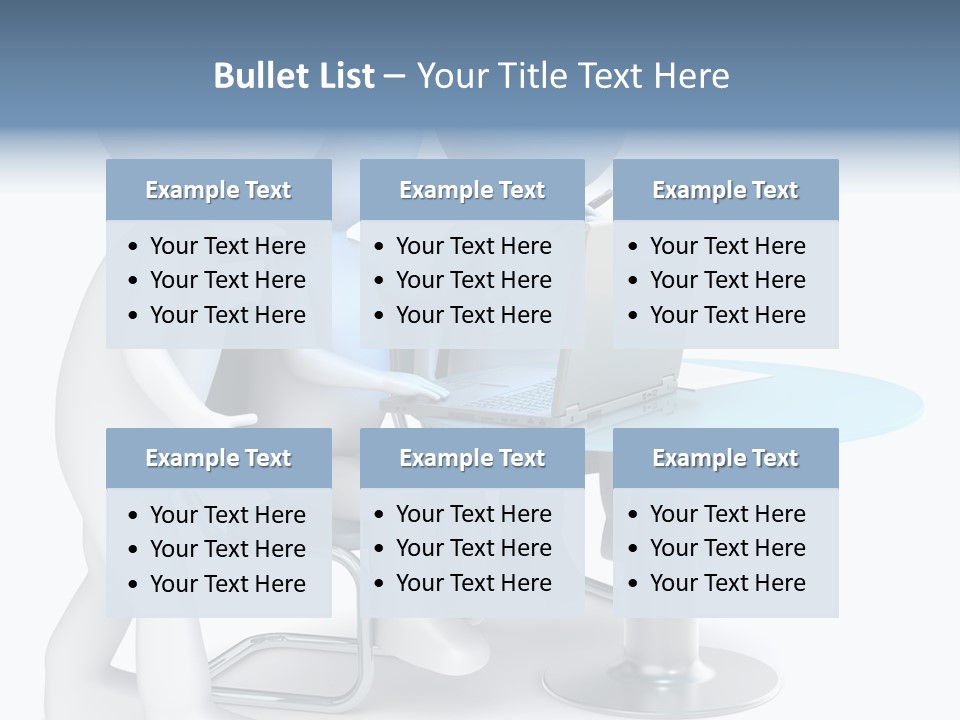 Group Computer Team PowerPoint Template