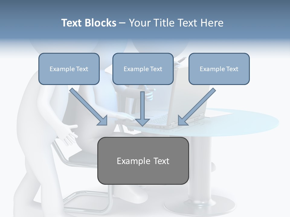 Group Computer Team PowerPoint Template