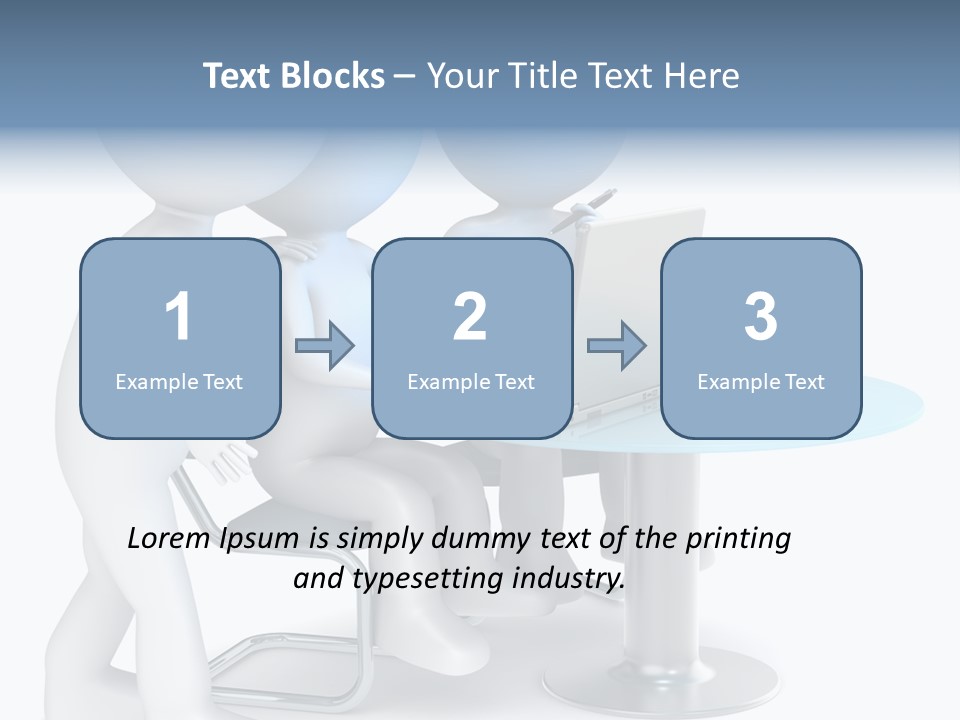 Group Computer Team PowerPoint Template