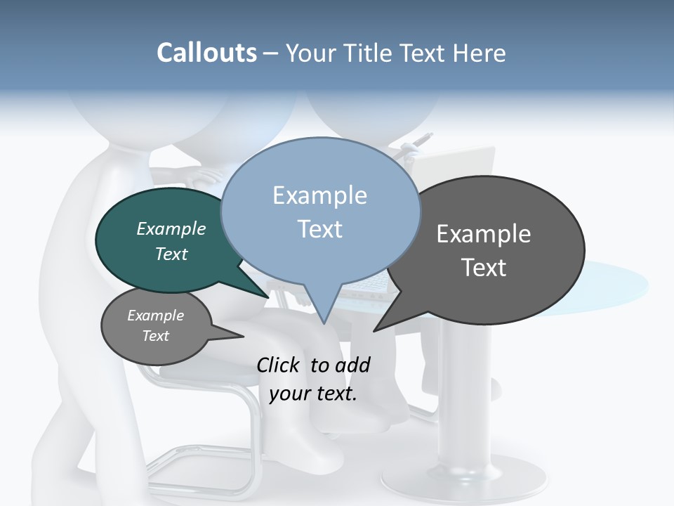 Group Computer Team PowerPoint Template