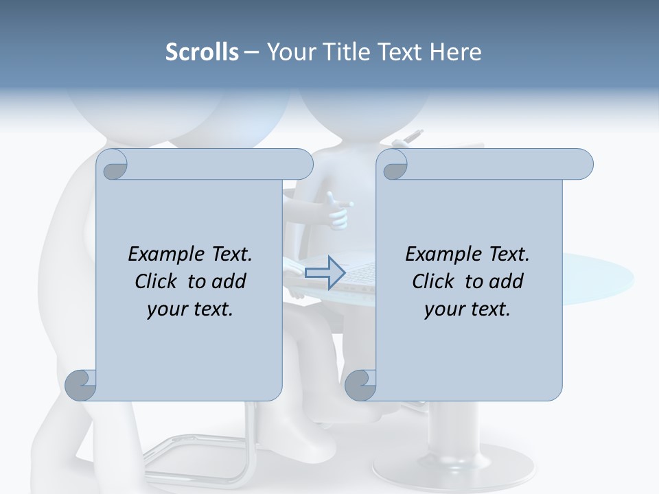 Group Computer Team PowerPoint Template