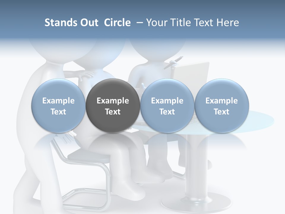 Group Computer Team PowerPoint Template