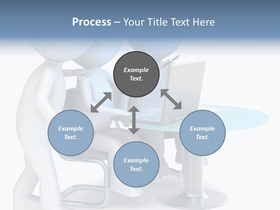 Group Computer Team PowerPoint Template