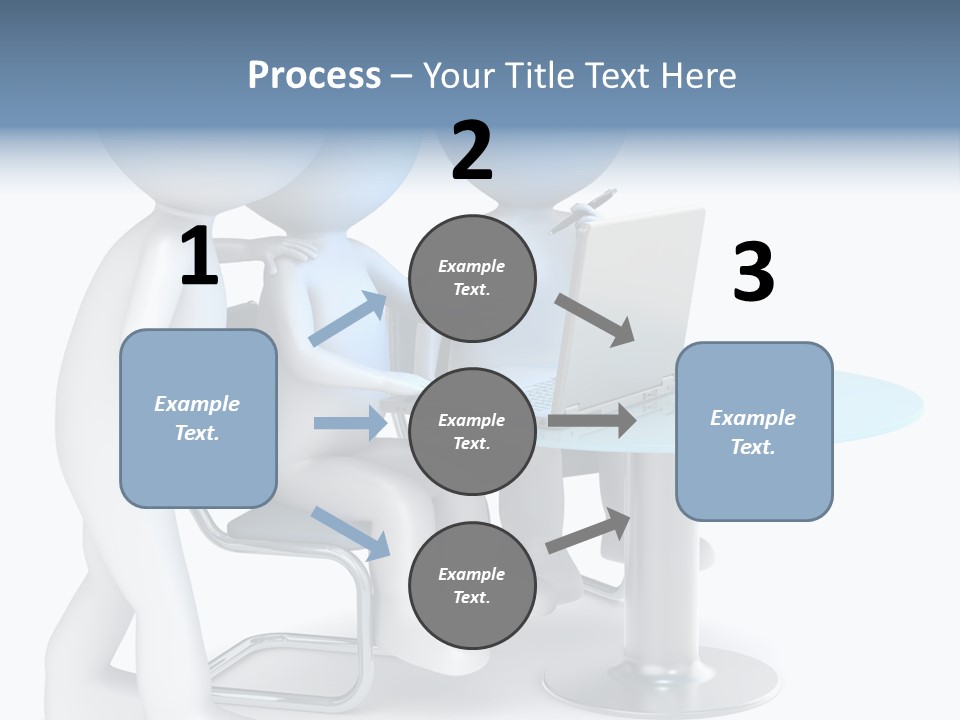 Group Computer Team PowerPoint Template