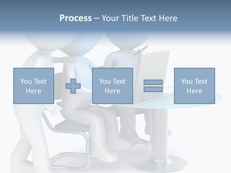 Group Computer Team PowerPoint Template