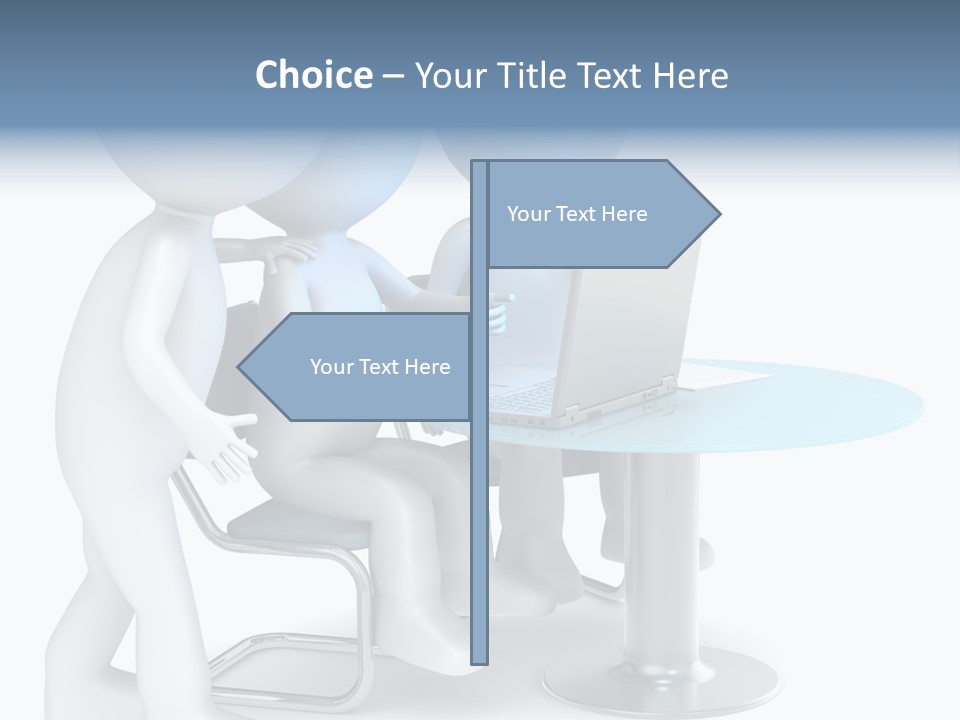 Group Computer Team PowerPoint Template