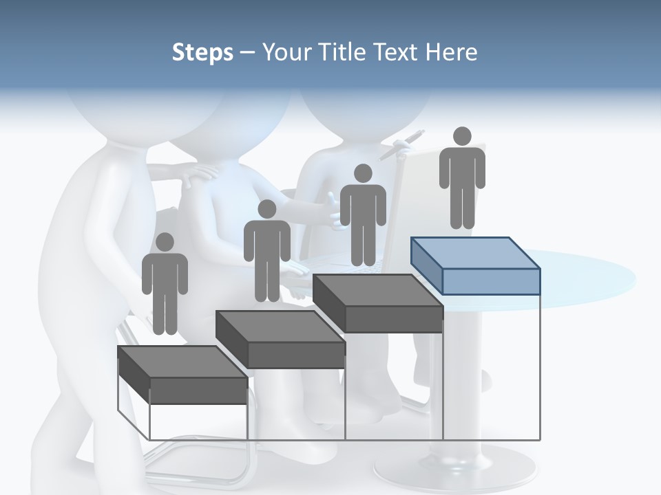 Group Computer Team PowerPoint Template