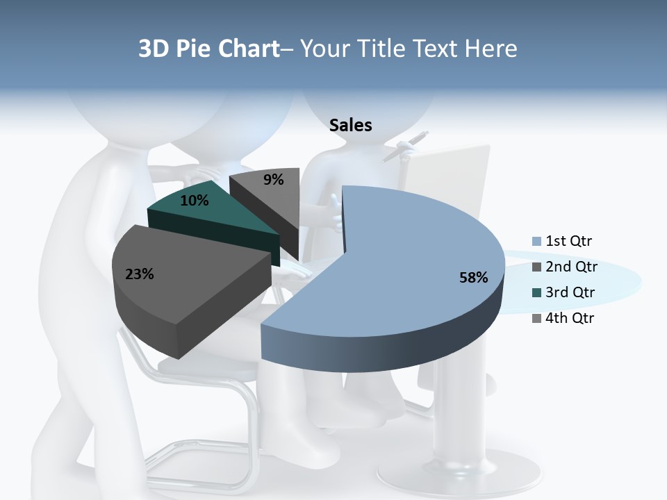 Group Computer Team PowerPoint Template