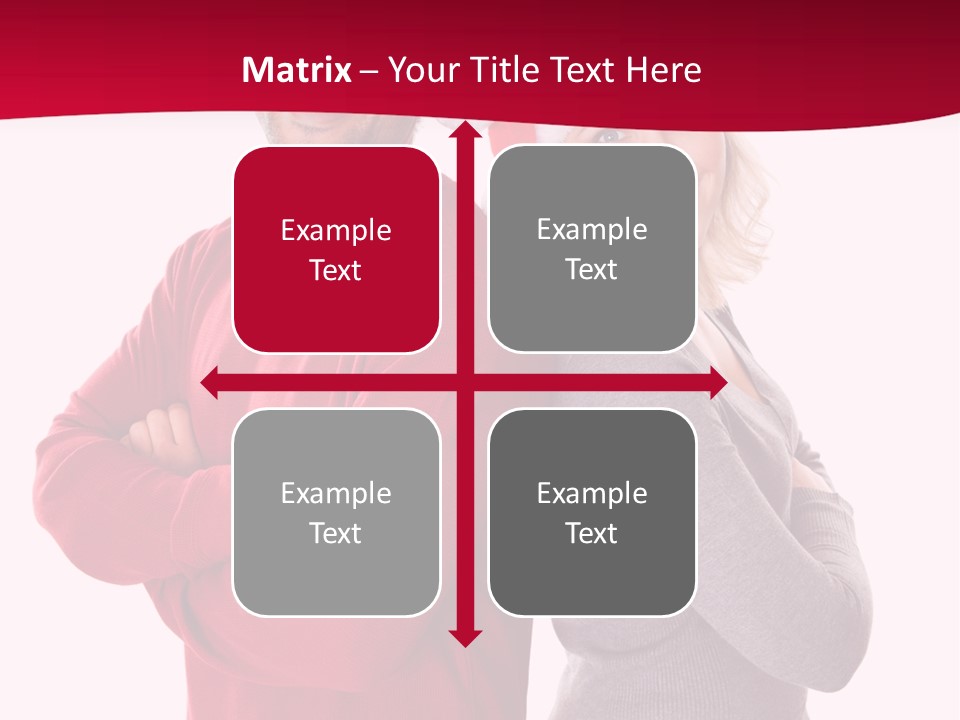 Male People Arms Crossed PowerPoint Template