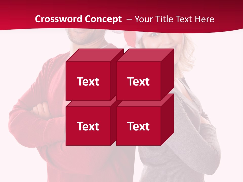 Male People Arms Crossed PowerPoint Template