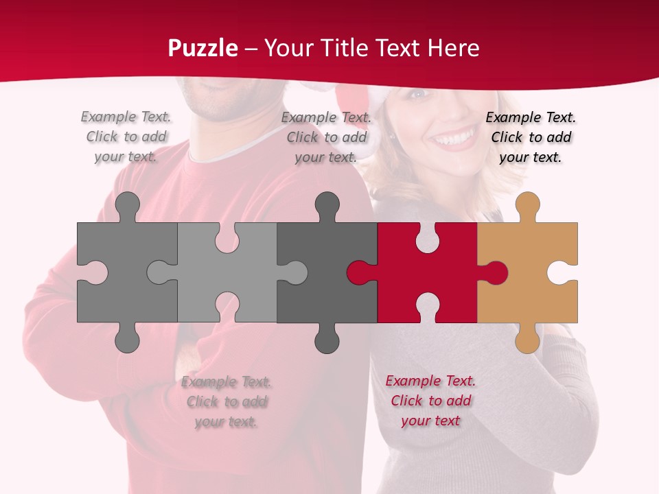 Male People Arms Crossed PowerPoint Template