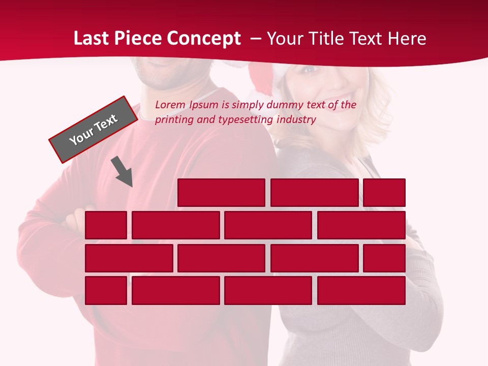 Male People Arms Crossed PowerPoint Template