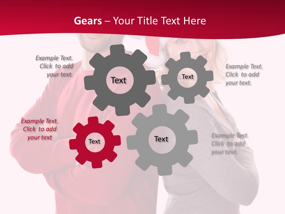 Male People Arms Crossed PowerPoint Template