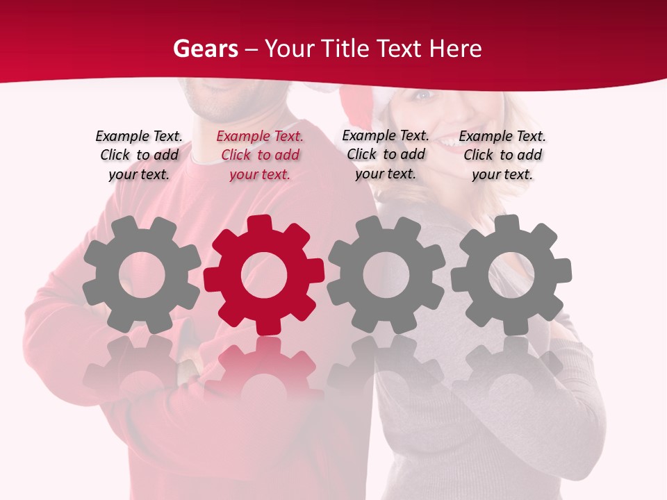 Male People Arms Crossed PowerPoint Template