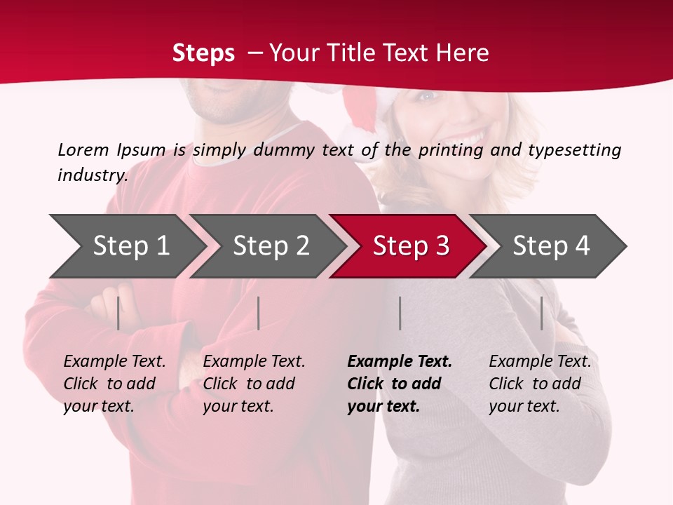 Male People Arms Crossed PowerPoint Template