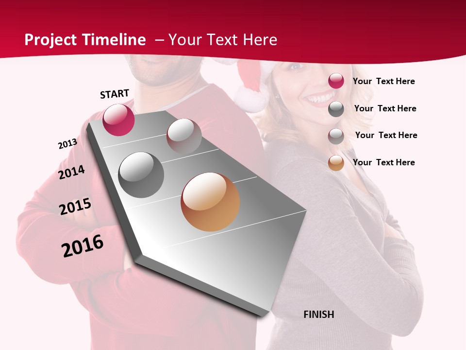 Male People Arms Crossed PowerPoint Template