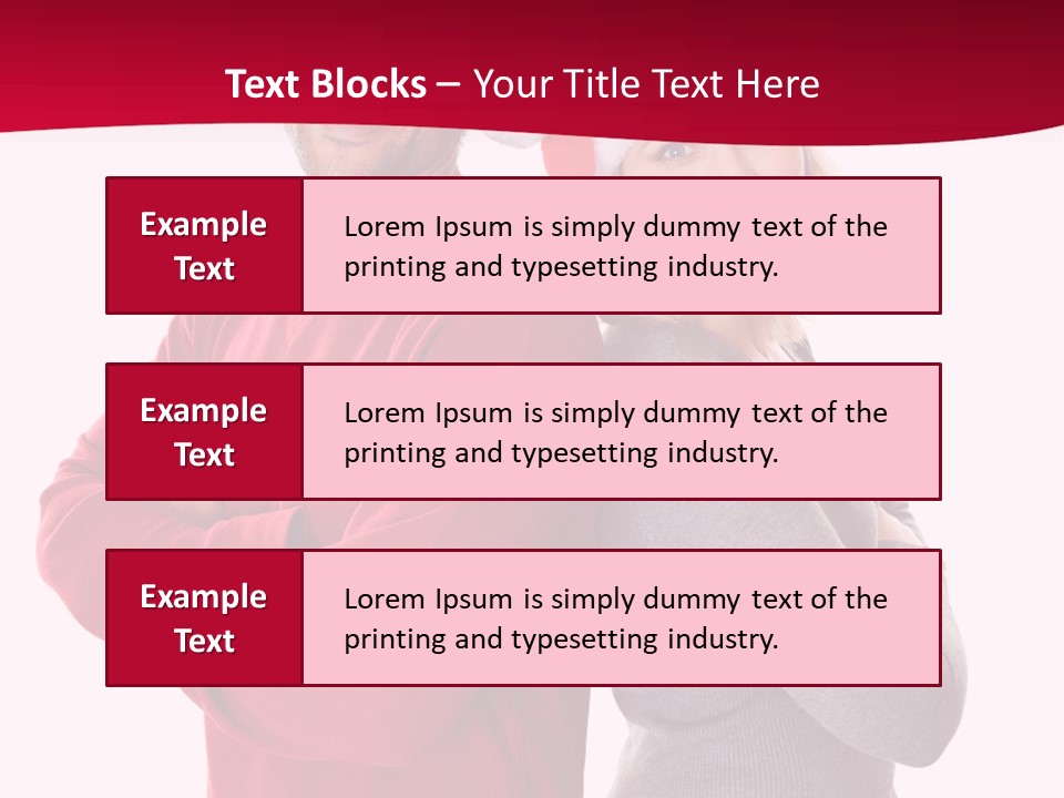 Male People Arms Crossed PowerPoint Template