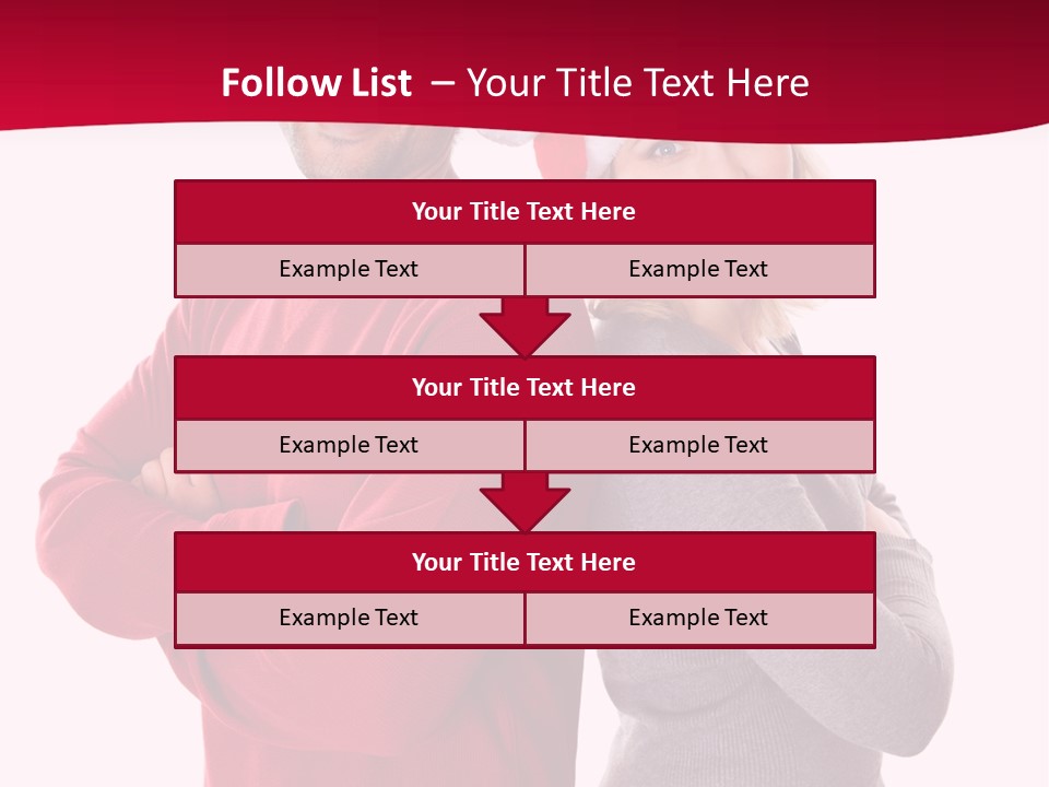 Male People Arms Crossed PowerPoint Template