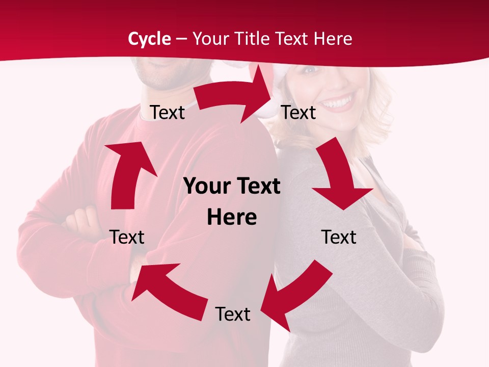 Male People Arms Crossed PowerPoint Template