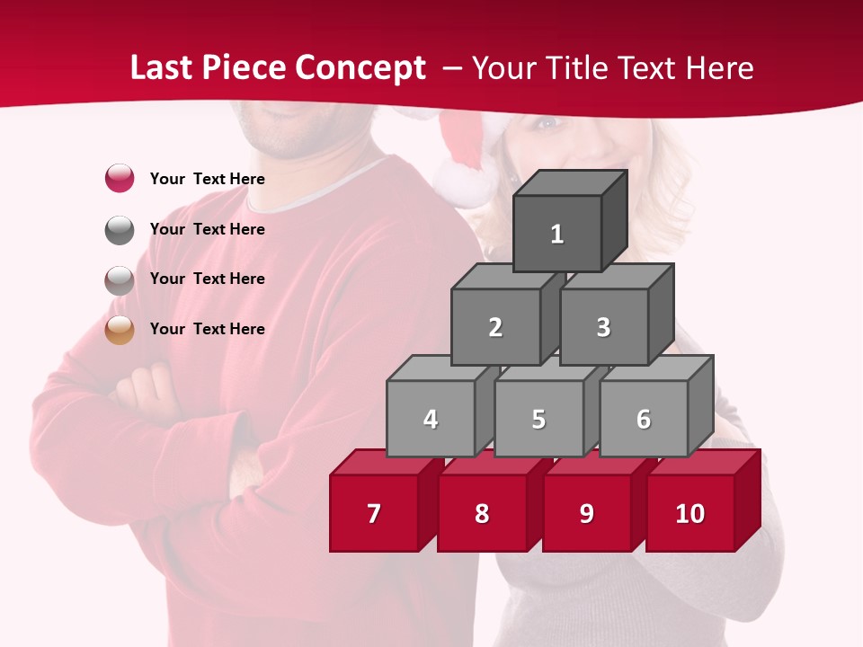 Male People Arms Crossed PowerPoint Template