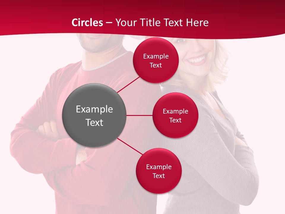 Male People Arms Crossed PowerPoint Template