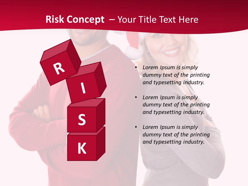 Male People Arms Crossed PowerPoint Template