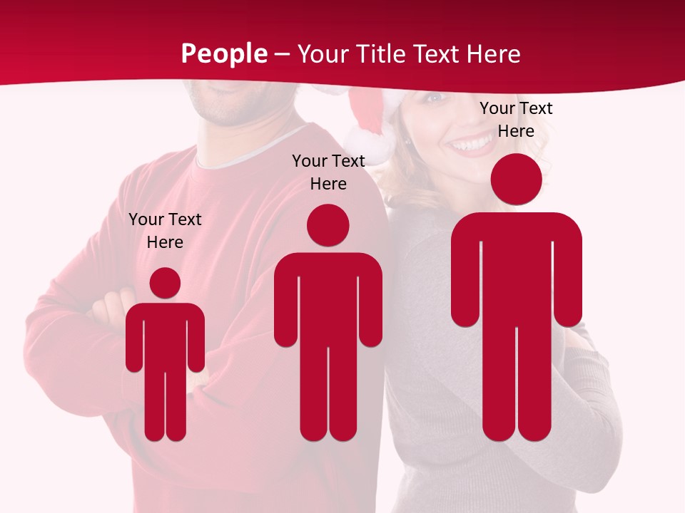 Male People Arms Crossed PowerPoint Template