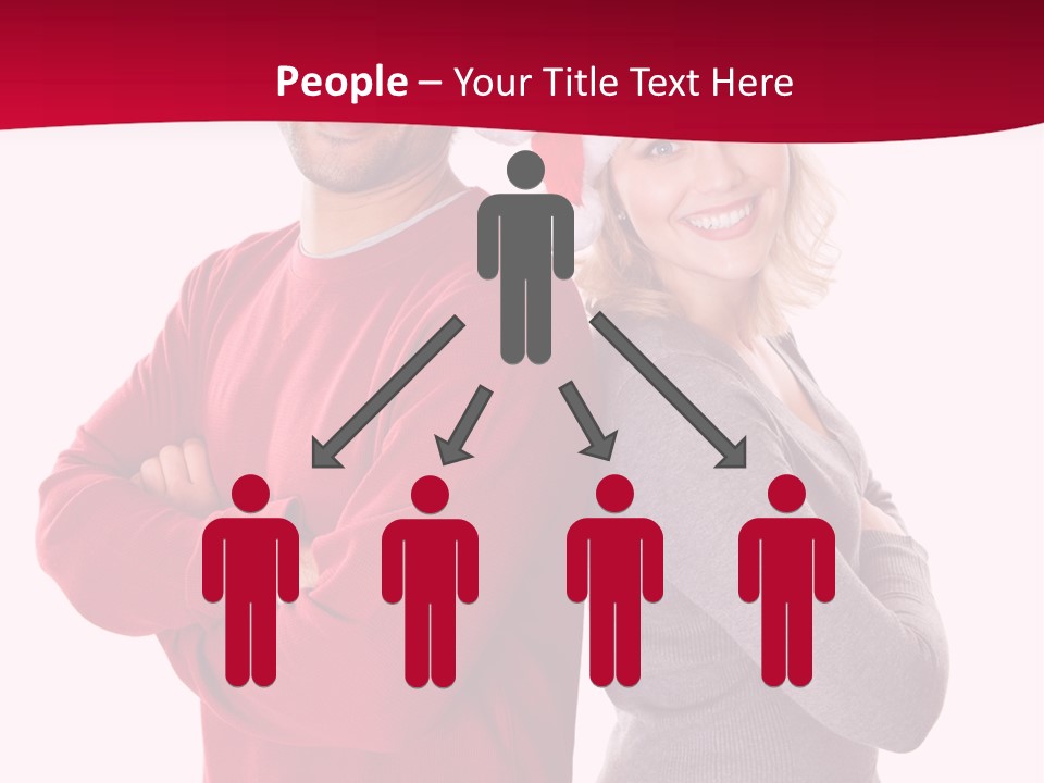 Male People Arms Crossed PowerPoint Template