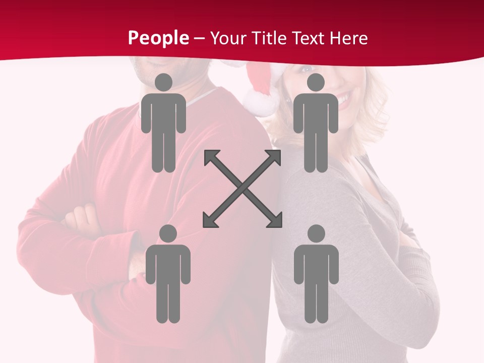 Male People Arms Crossed PowerPoint Template