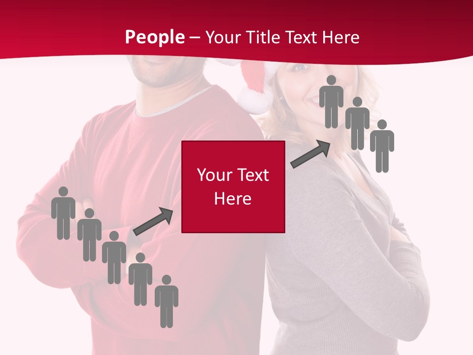 Male People Arms Crossed PowerPoint Template