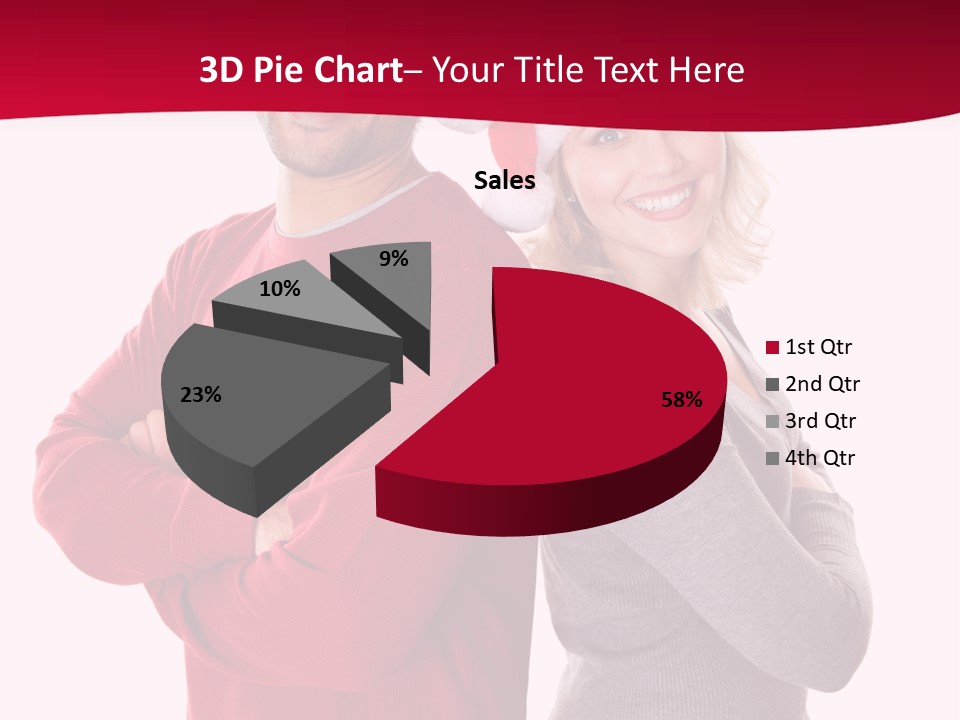 Male People Arms Crossed PowerPoint Template