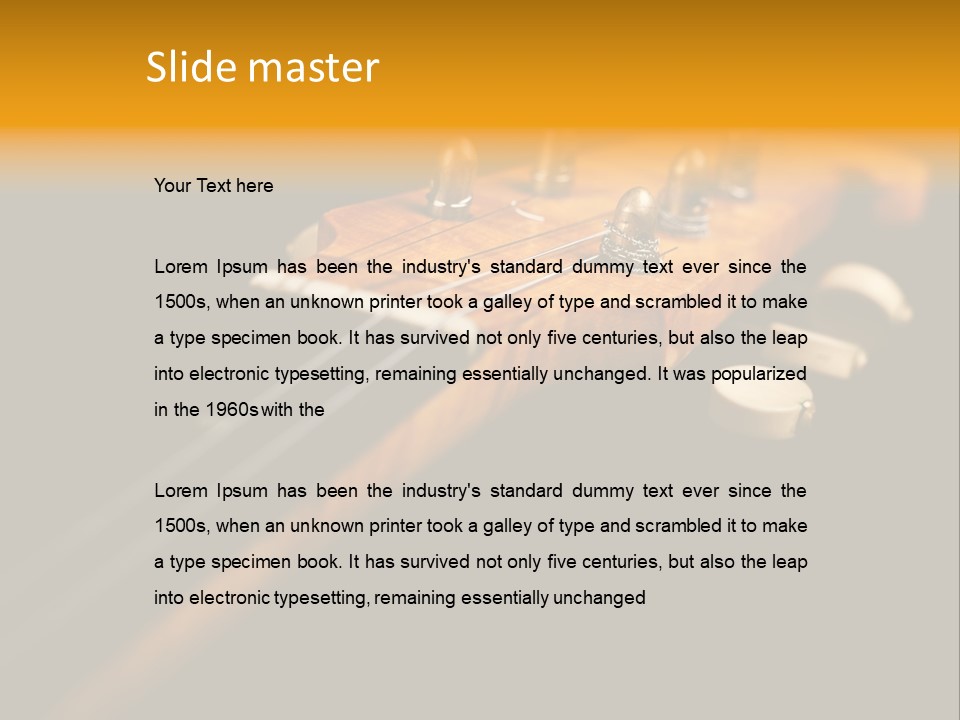 Closeup Brown Antique PowerPoint Template