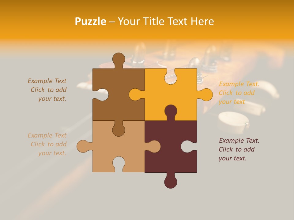 Closeup Brown Antique PowerPoint Template