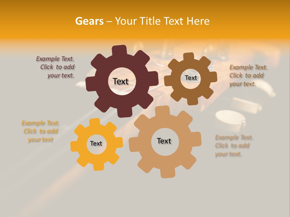 Closeup Brown Antique PowerPoint Template