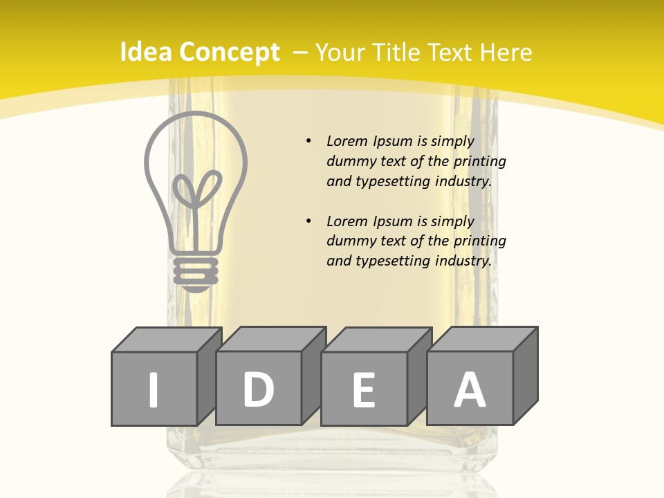 Luxury White Lotion PowerPoint Template