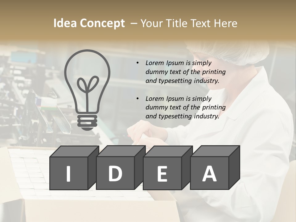 Sterility Process Pharmaceutics PowerPoint Template