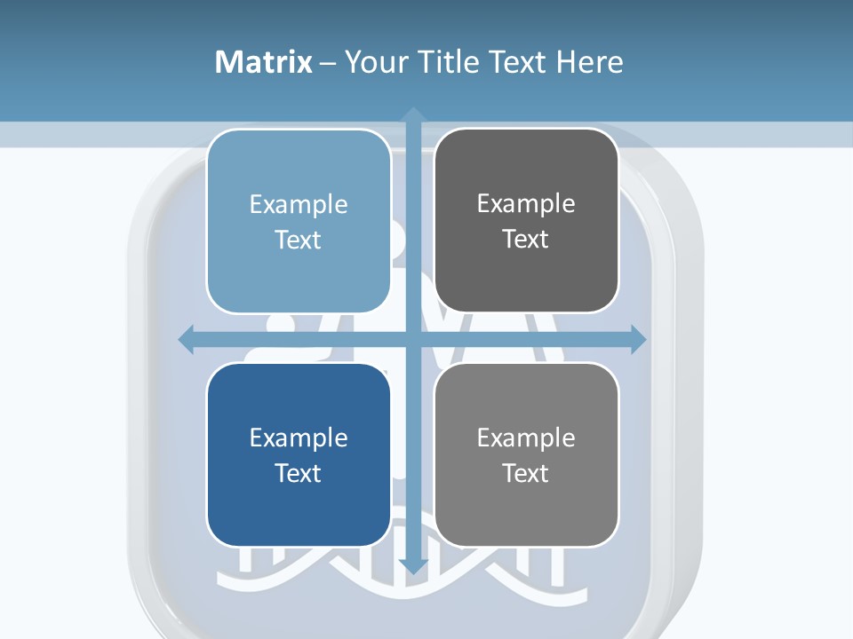 Precision Symbol Genetic PowerPoint Template