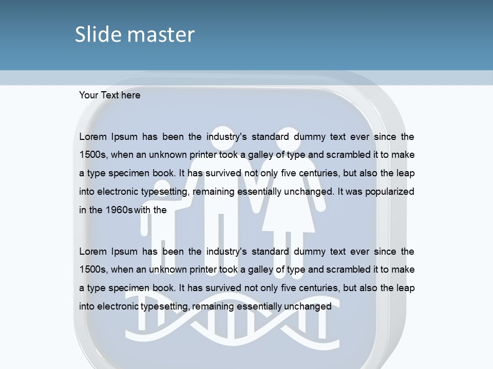 Precision Symbol Genetic PowerPoint Template