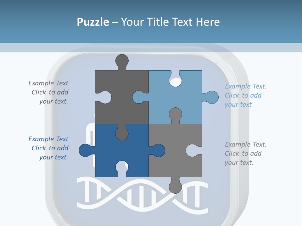 Precision Symbol Genetic PowerPoint Template