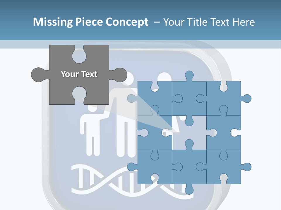 Precision Symbol Genetic PowerPoint Template