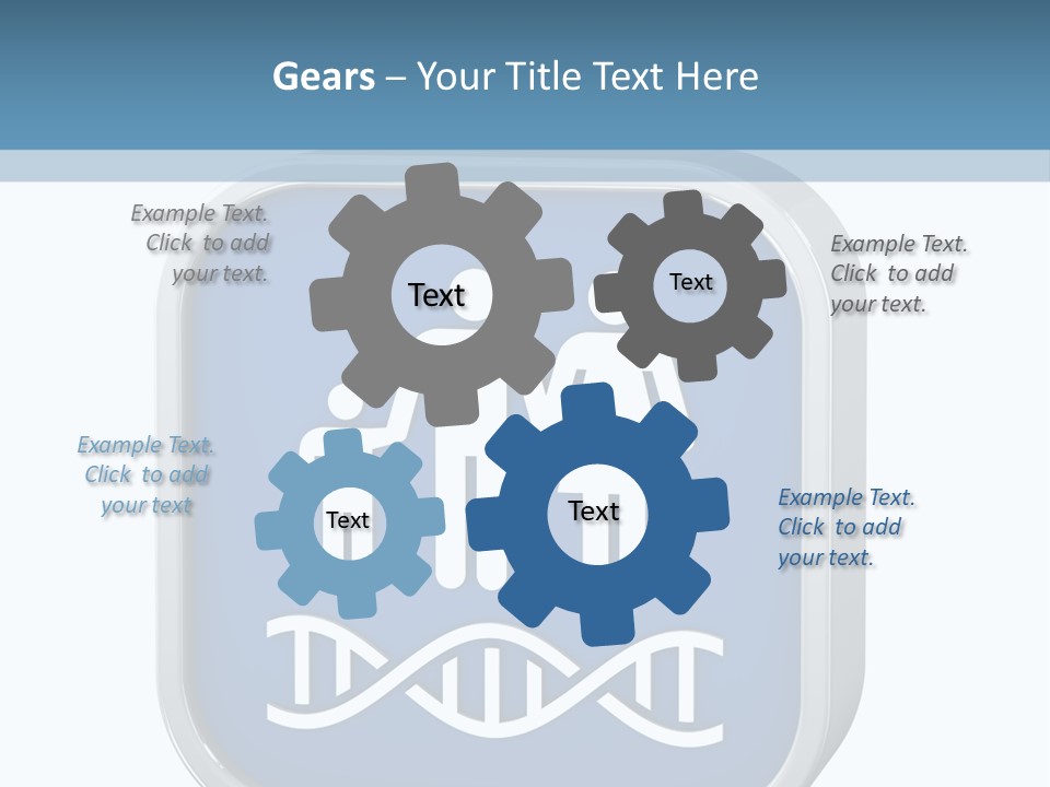 Precision Symbol Genetic PowerPoint Template