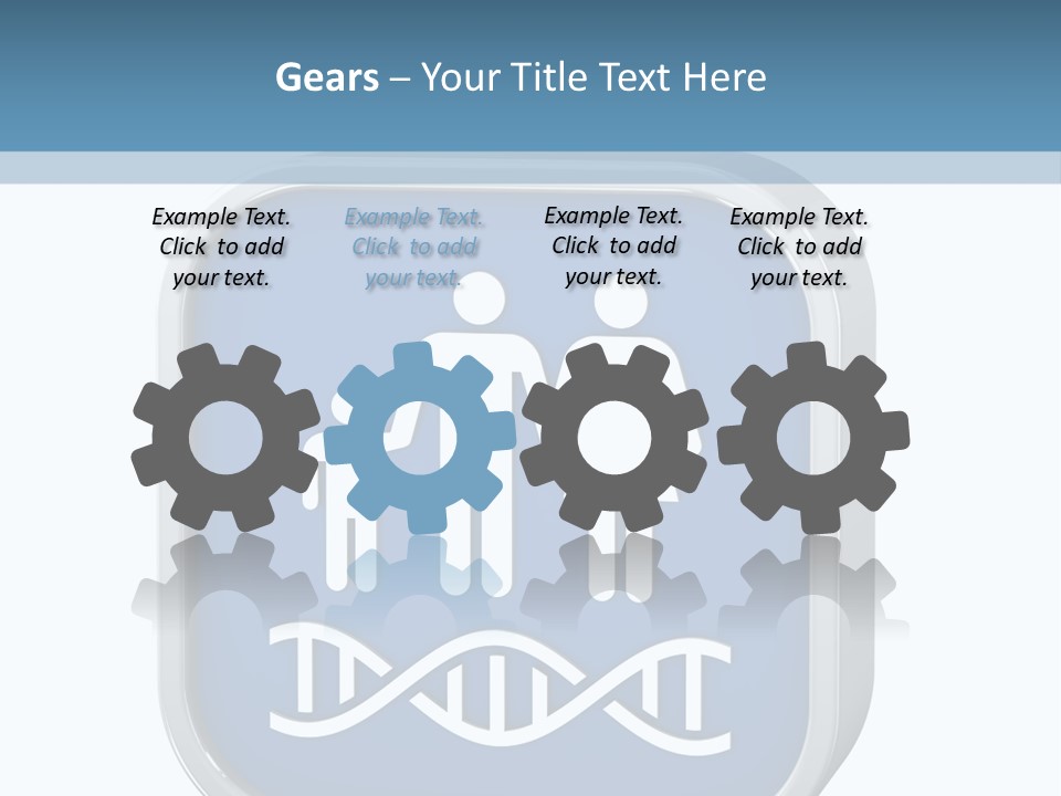 Precision Symbol Genetic PowerPoint Template
