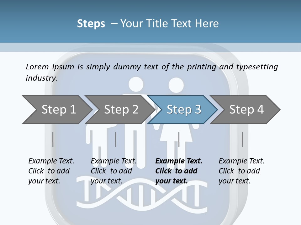 Precision Symbol Genetic PowerPoint Template