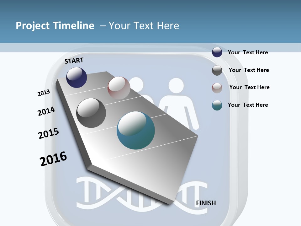 Precision Symbol Genetic PowerPoint Template