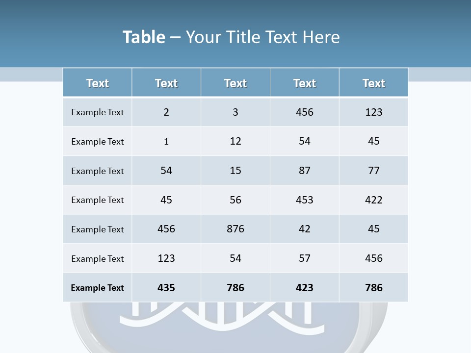 Precision Symbol Genetic PowerPoint Template