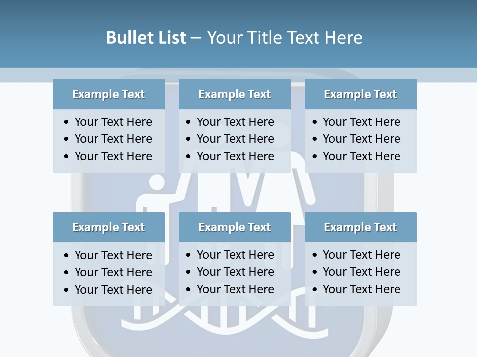 Precision Symbol Genetic PowerPoint Template