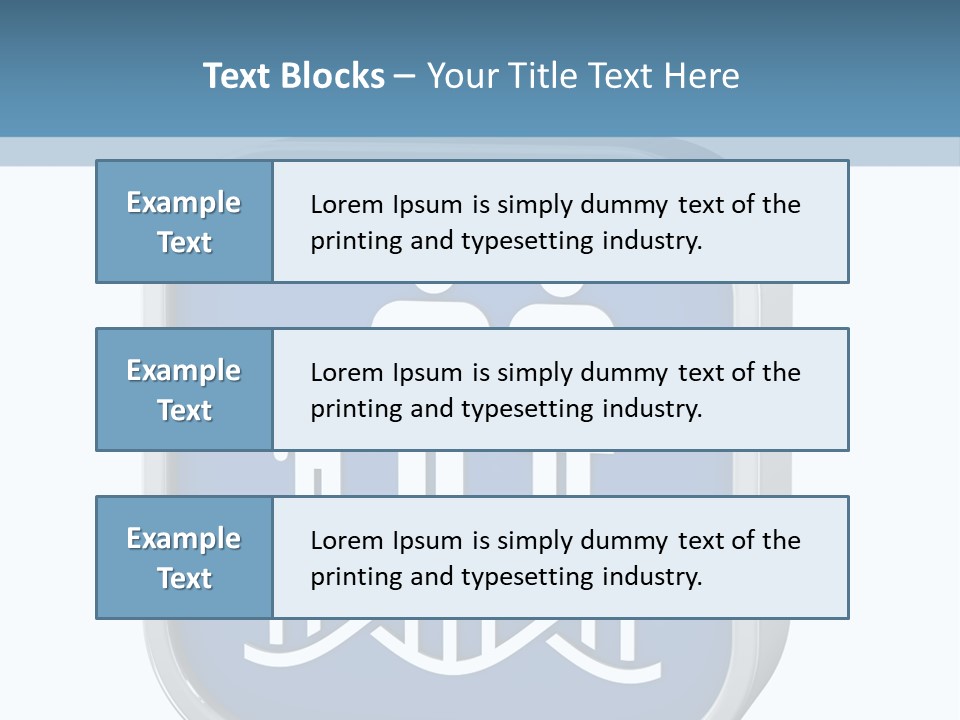 Precision Symbol Genetic PowerPoint Template