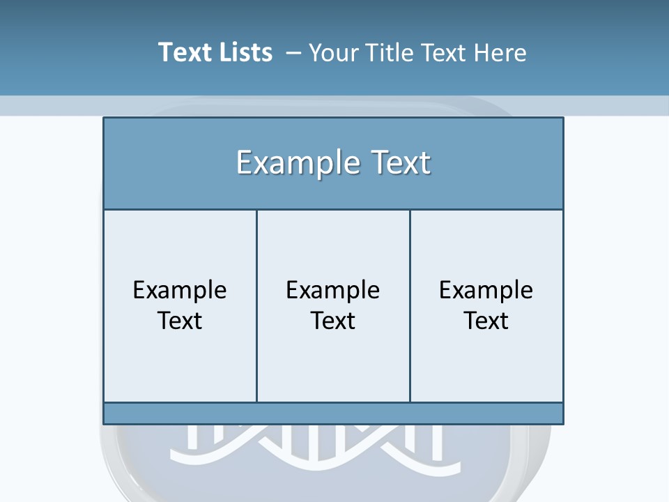 Precision Symbol Genetic PowerPoint Template