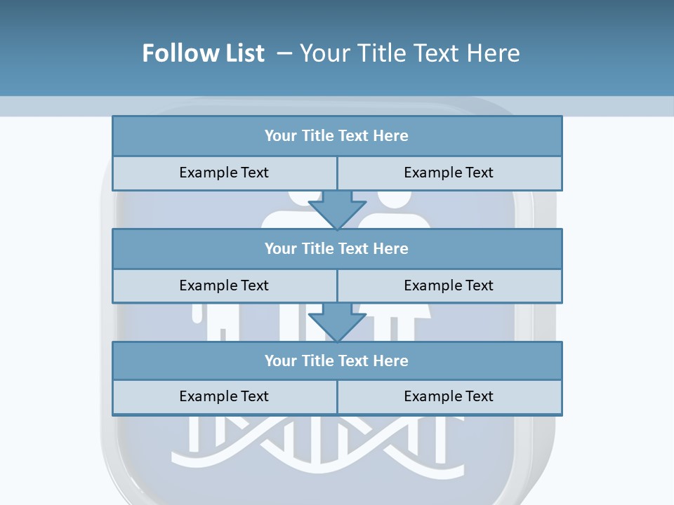 Precision Symbol Genetic PowerPoint Template