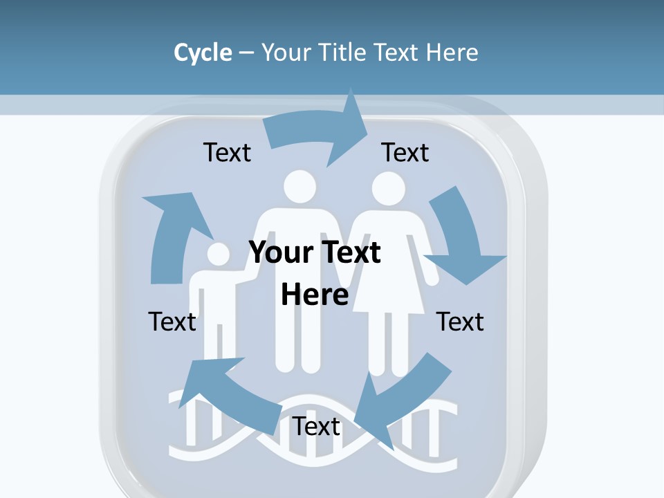 Precision Symbol Genetic PowerPoint Template